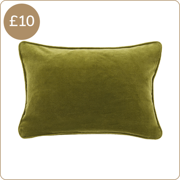 Clara Cotton Velvet Rectangle Cushion